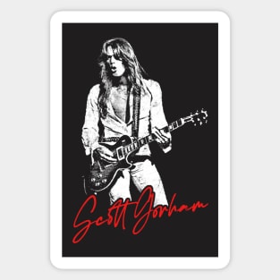 Scott Gorham / Vintage-Look Design Sticker